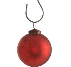 Red Round Christmas Hanging